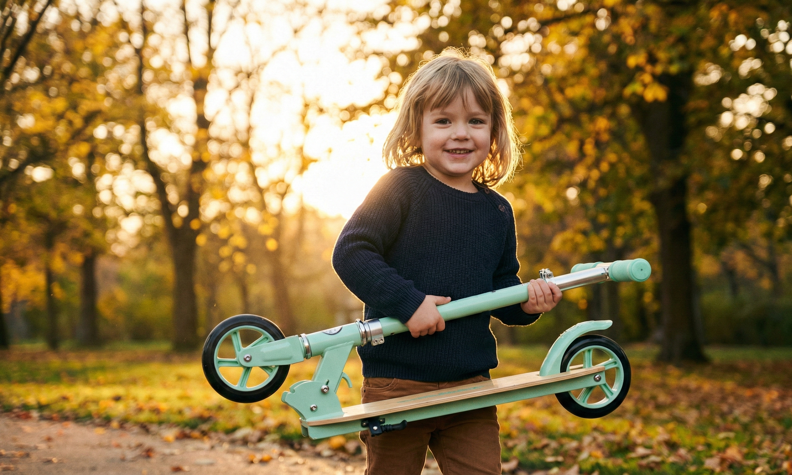 Taitettava potkulauta lapselle