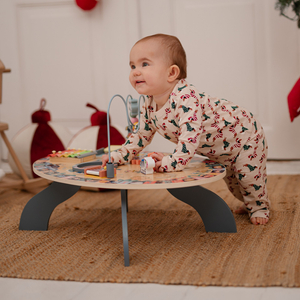 7in1 puinen opetuspöytä, musiikillinen, aistien oppimispöytä