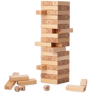 Blocks - puinen arcade peli Tower - Numbers - numerot