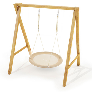 HyperMotion haikaranpesä keinu - 100 cm halkaisija, boho beige väri