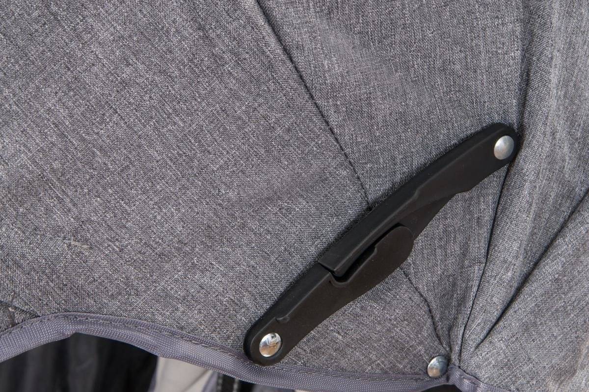 Tobi Velar kolmipyöräinen polkupyörä + sadekelmu - harmaa