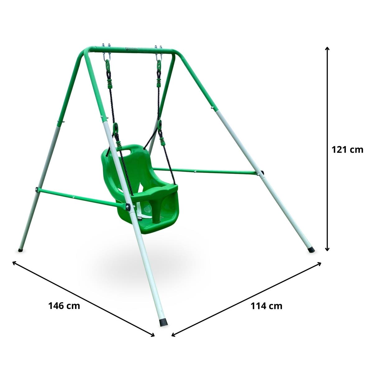 Keinu vauvoille ja taaperoille turvavyöllä