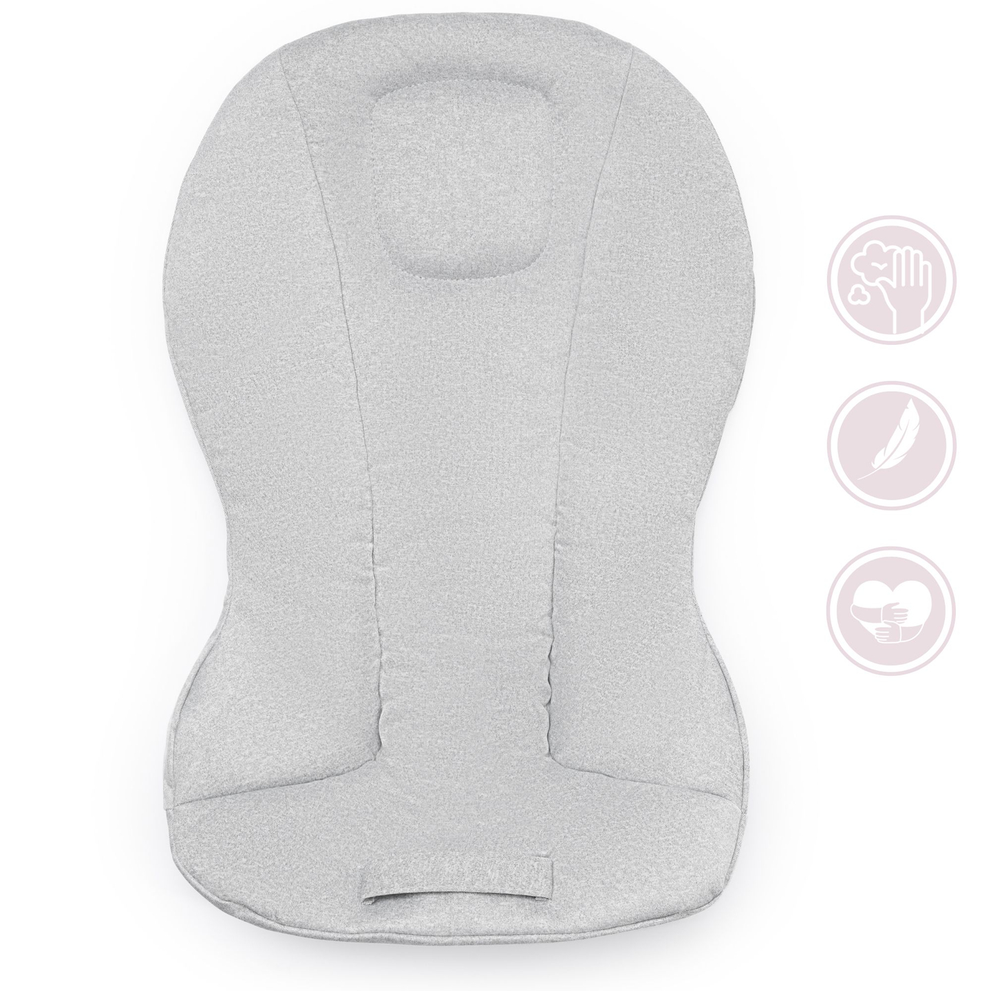 2-in-1 keinutuoli Moby-Systeemi LILY - harmaa - harmaa