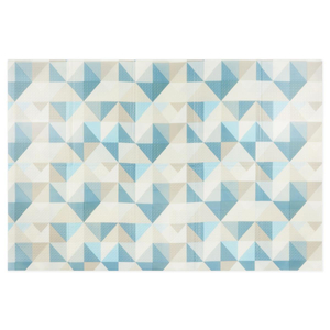 Kaksipuolinen kokoontaitettava vaahtomuovimatto 180 x 120 x 1cm - Cosmos/Geometriset kolmiot