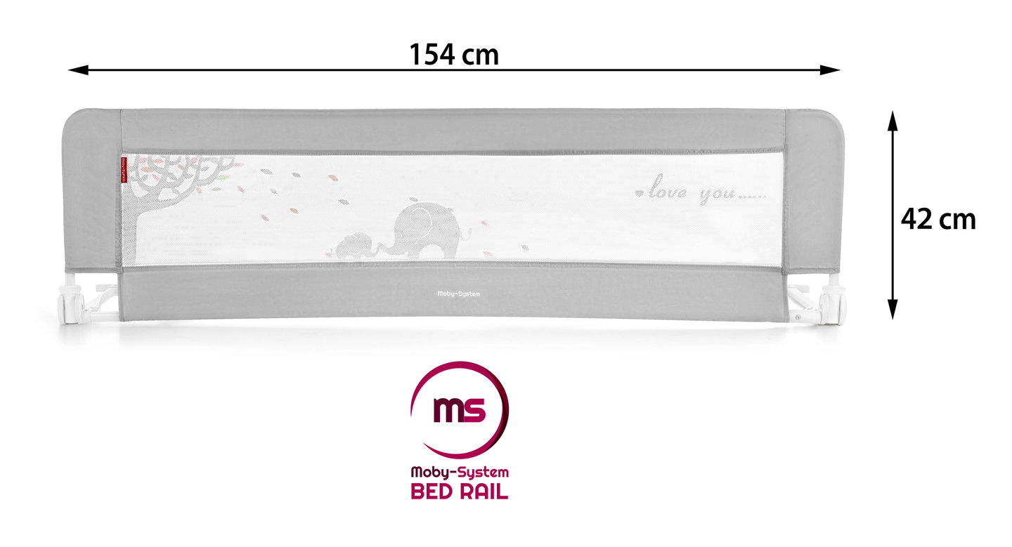 Sängyn turvakaide - Sängyn kisko - Harmaa