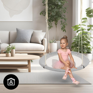 HyperMotion haikaranpesäkeinu - halkaisija 100 cm, harmaa väri