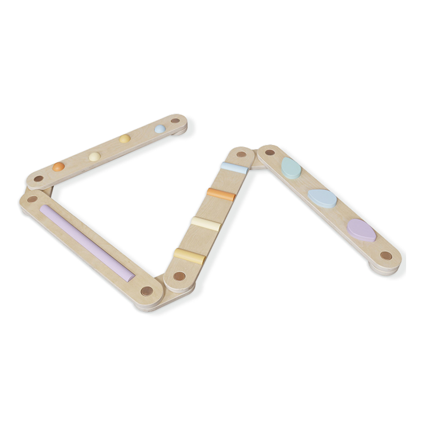 Suuri puinen aistipolku - tasapainorata - 9 elementtiä