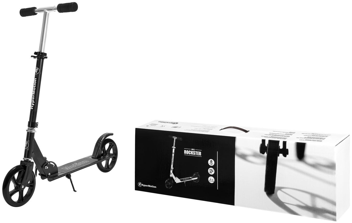 HyperMotion ROCKSTER skootteri - Musta