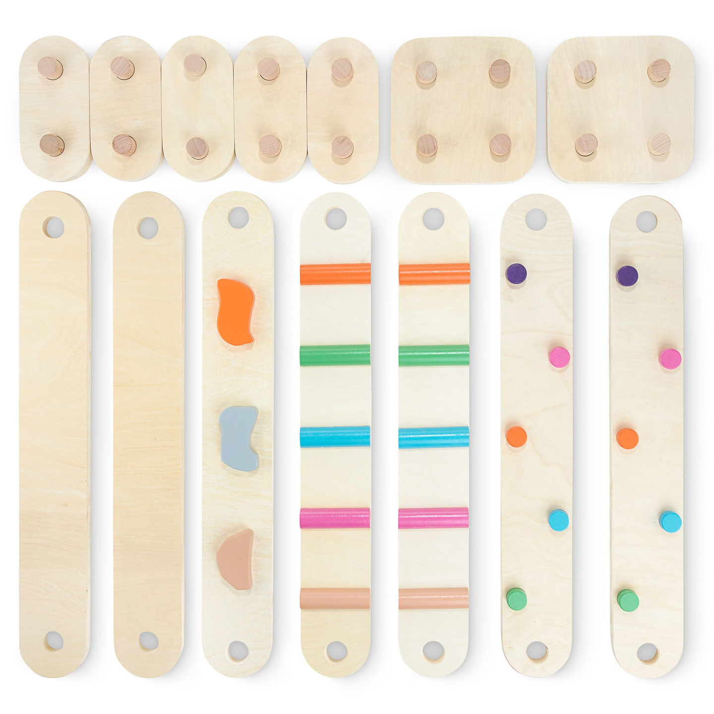 Puinen tasapainorata - aistipolku - 14 elementtiä