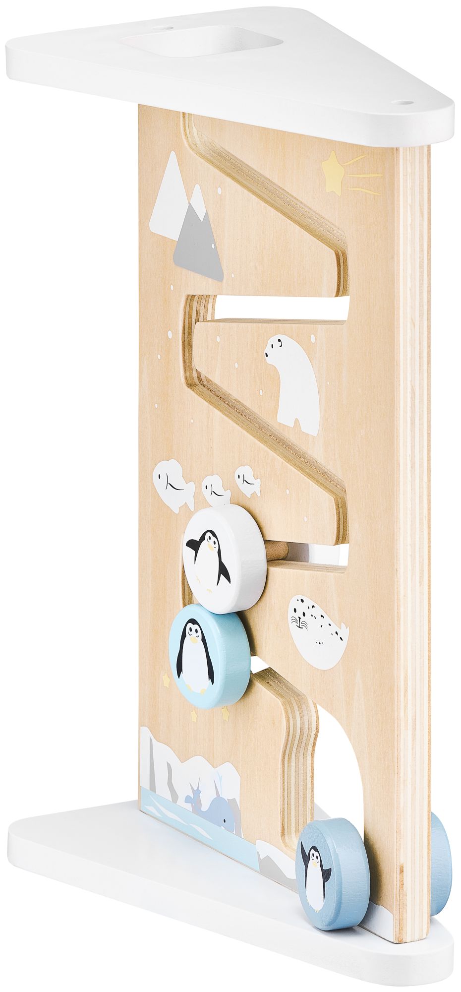 Puinen kaksipuolinen aistien käsittelytaulu