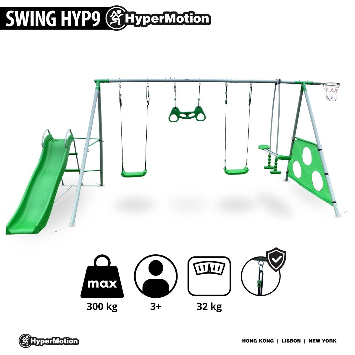 XXXL puutarha leikkipaikka lapsille, keinut, liukumäki, voimistelutrapetsi, koripallokehä ja jalkapallomaali