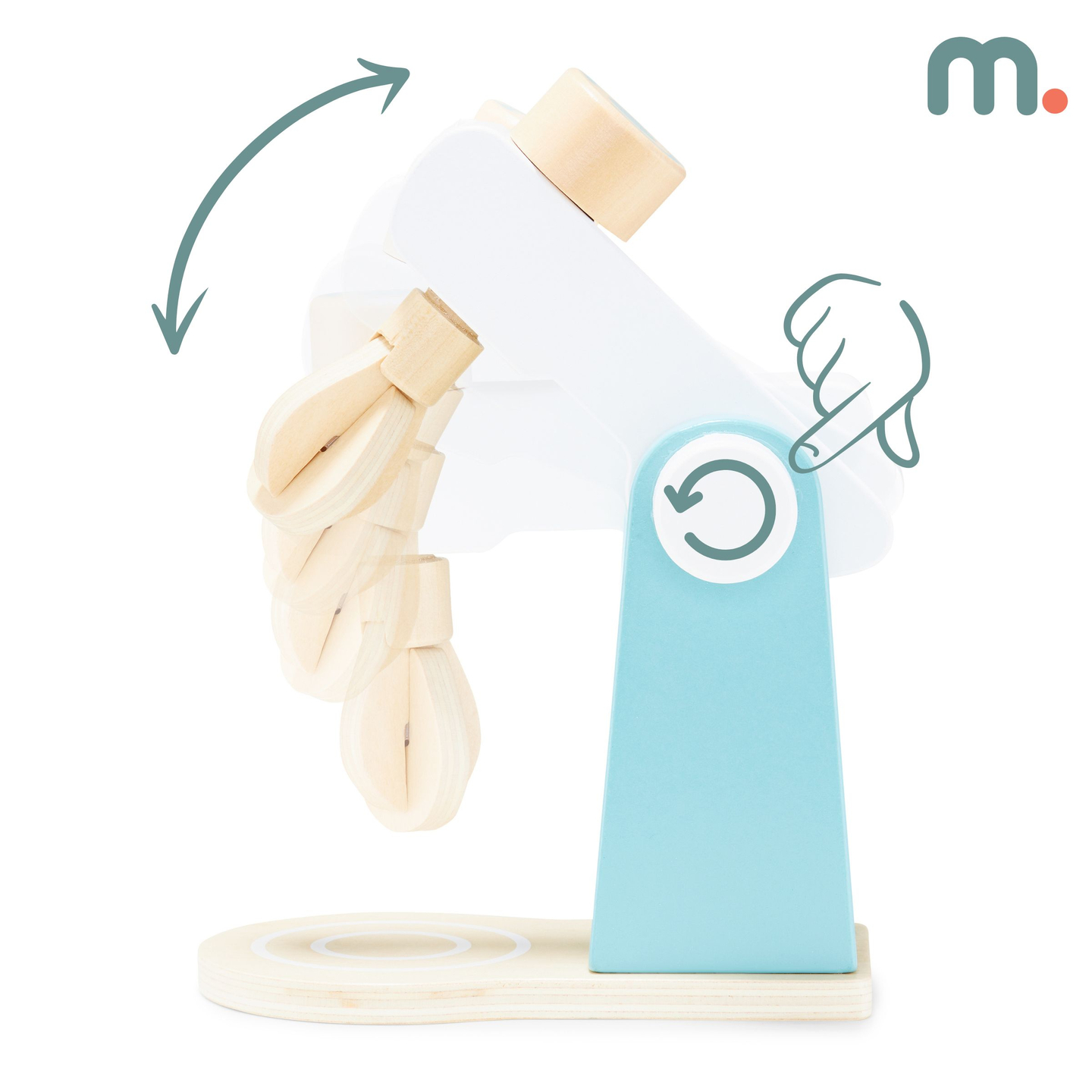 Puinen sekoitin lisävarusteineen