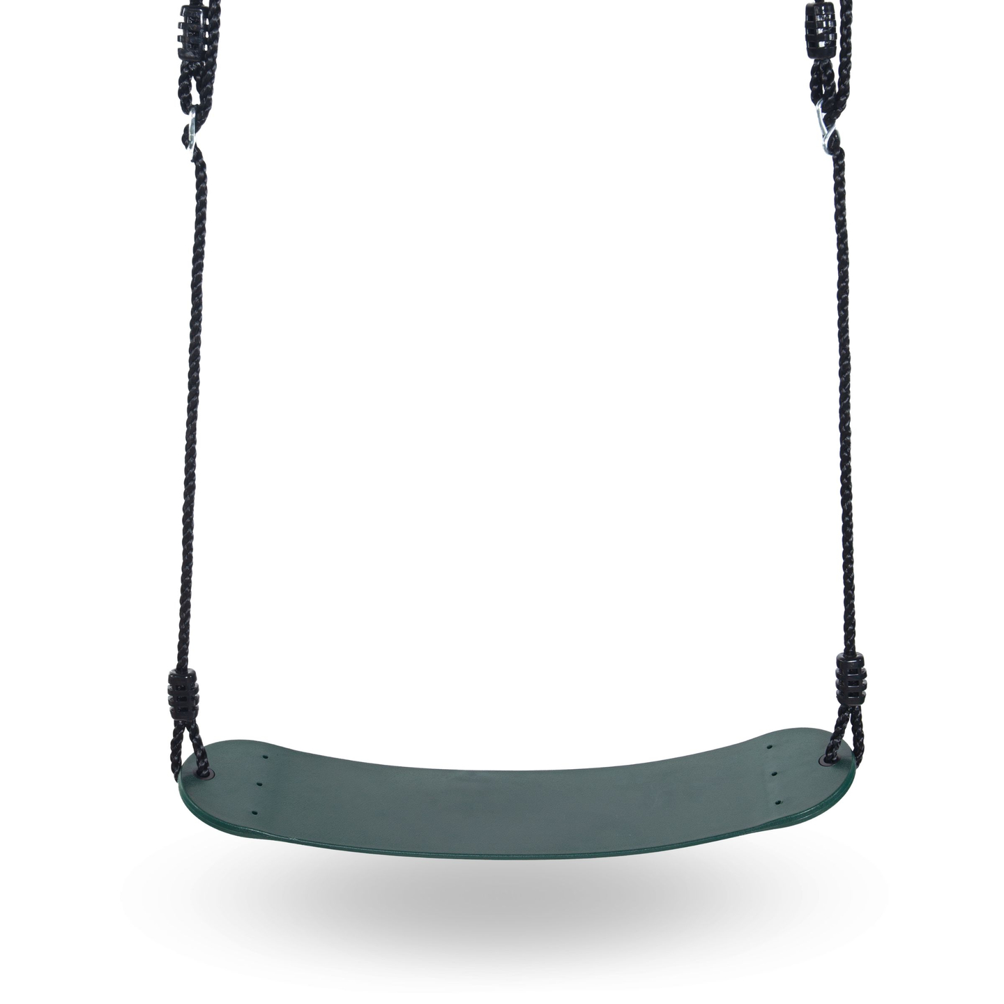 Kaksinkertainen puutarhakeinu rungolla ja köysillä - istuin ja haikarapesä