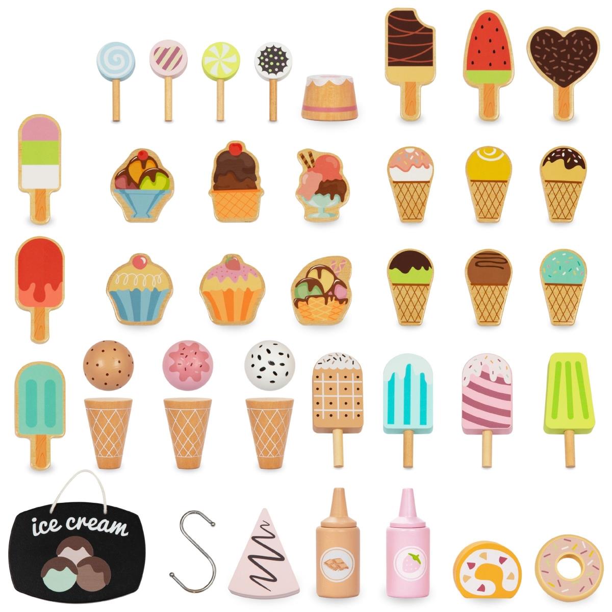 Puinen jäätelöbaari pyörillä - jäätelövaunu - jäätelövaunu