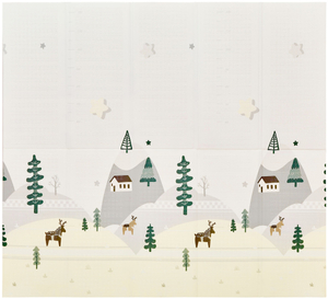 Kaksipuolinen vaahtomuovimatto XXL - kokoontaitettava 1 CM (vuoristo ja maantie)