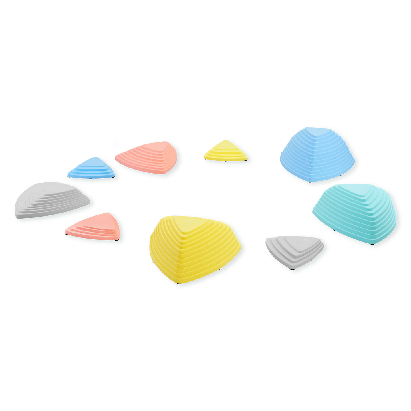 Värikkäät tasapainokivet - 9 kpl