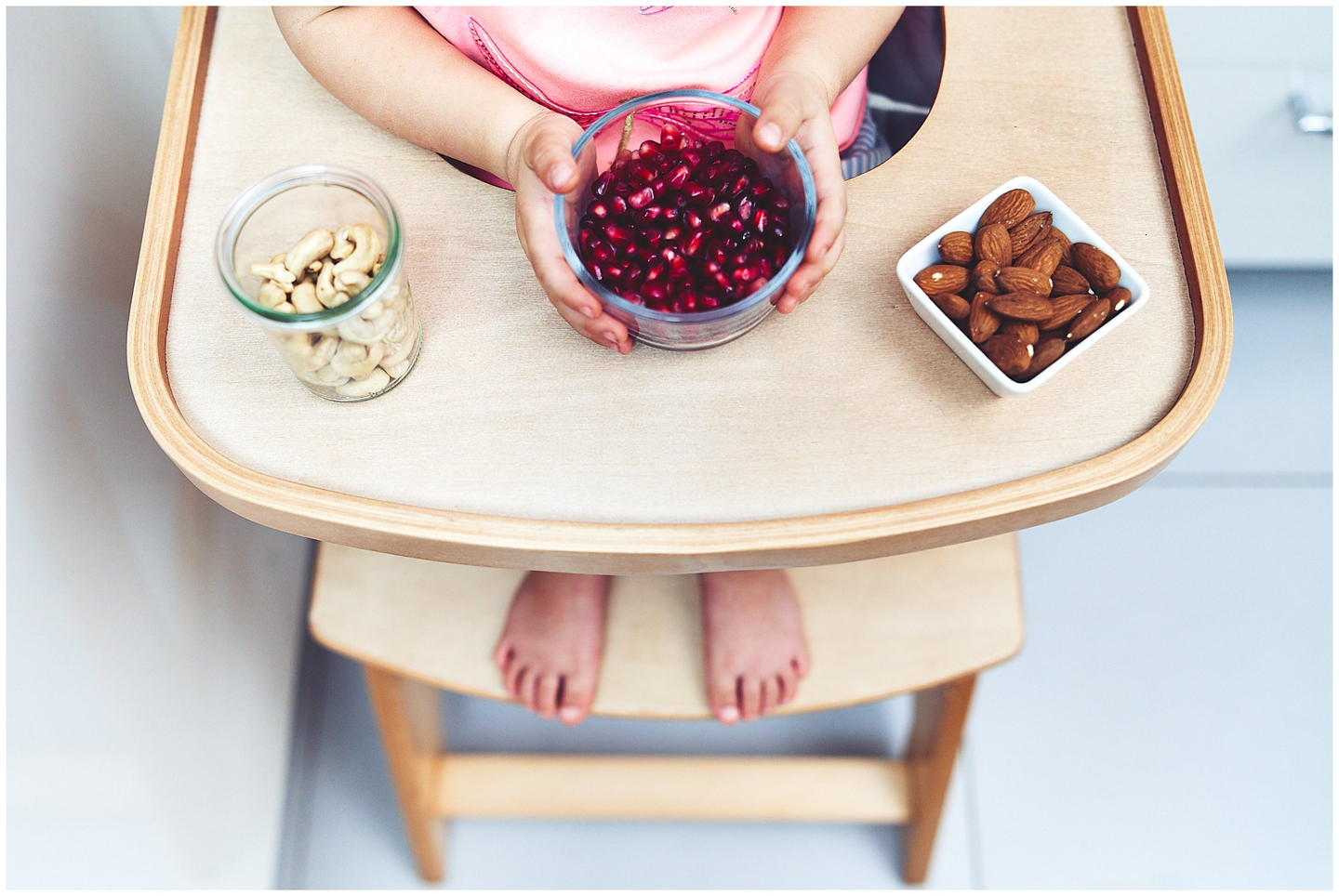 Puinen syöttötuoli Moby-System WOODY - luonnollinen puun väri