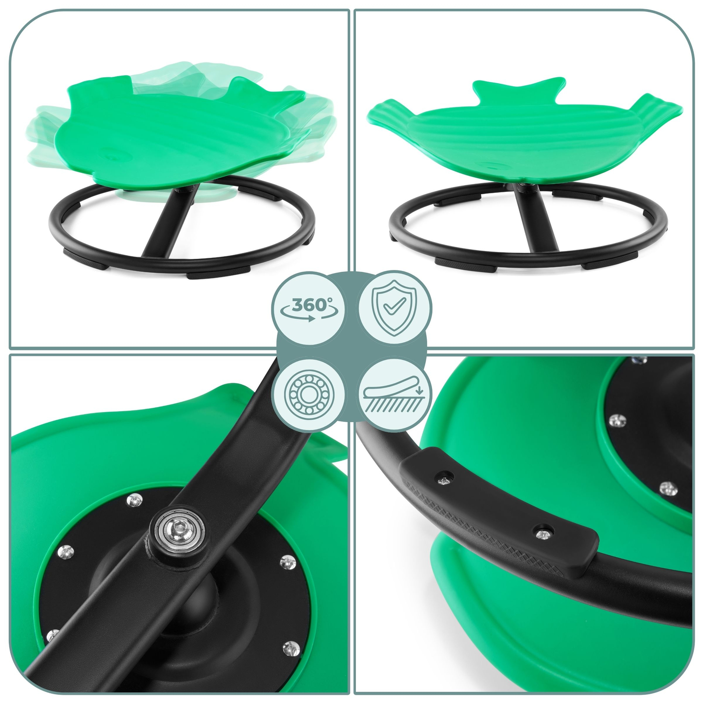 Mini lasten karuselli Kala - väri vihreä