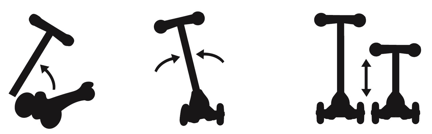 5in1 HyperMotion tasapainoskootteri - sininen