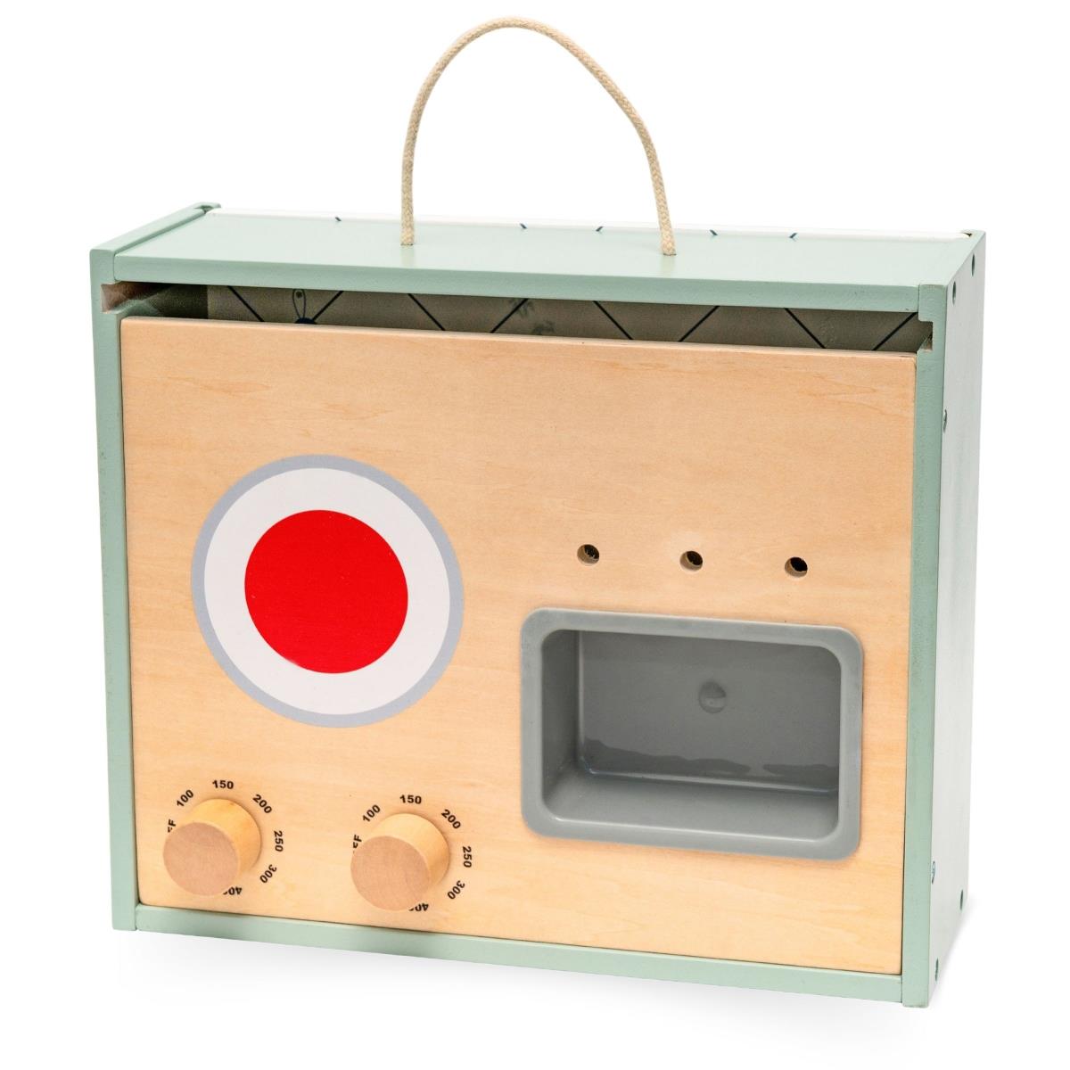 Puinen minikeittiö tarvikkeineen - kokoontaitettava