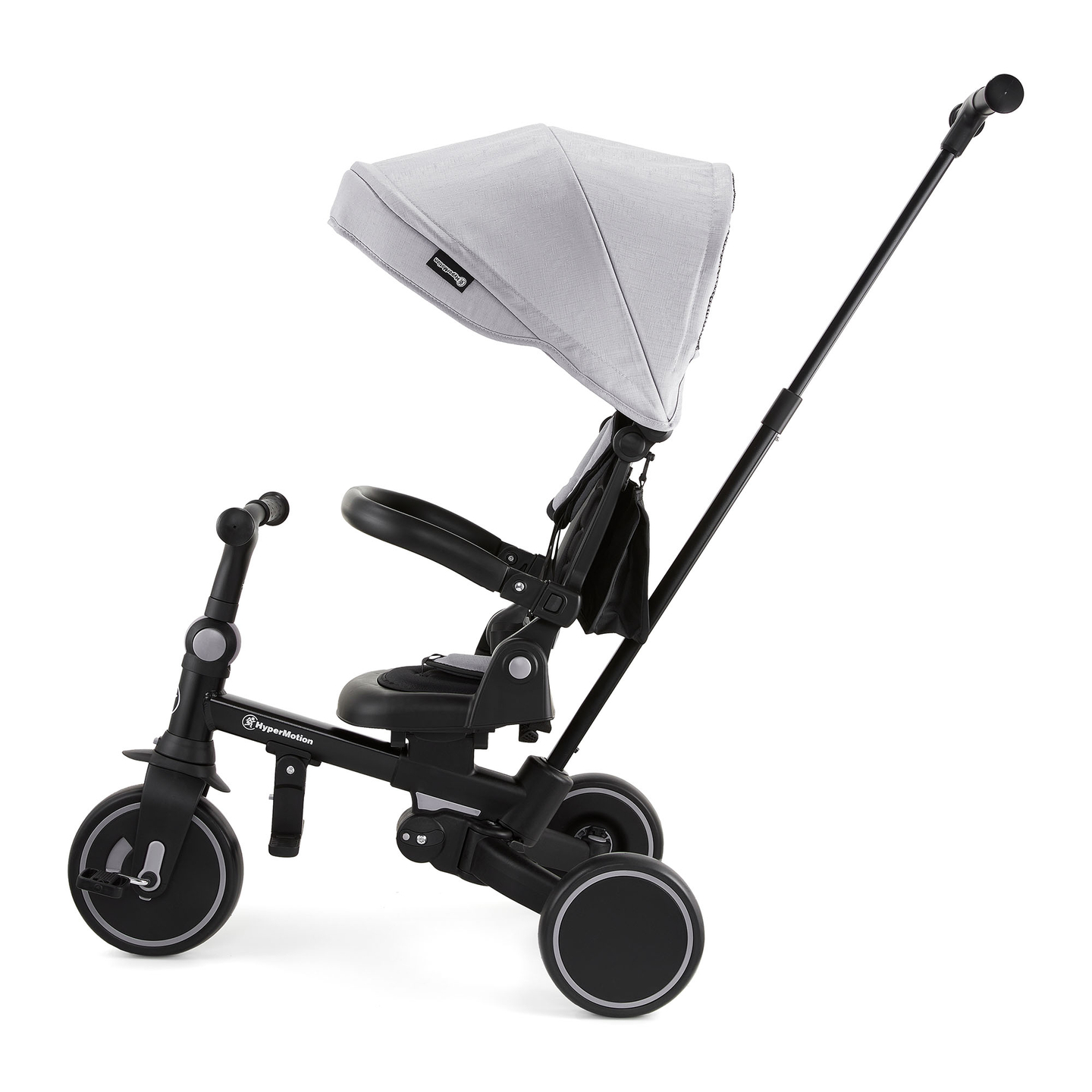 8in1 monitoiminen kolmipyörä TOBI FOREST - harmaa