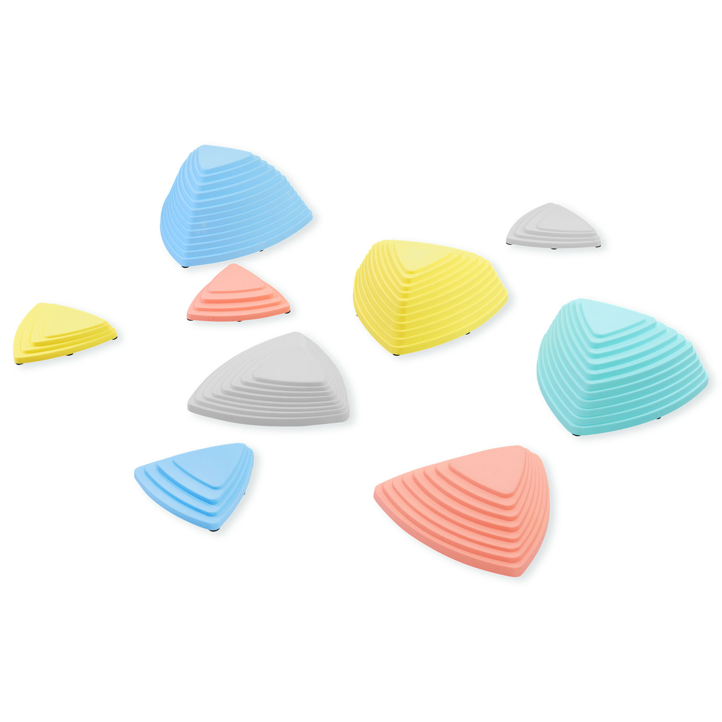 Värikkäät tasapainokivet - 9 kpl