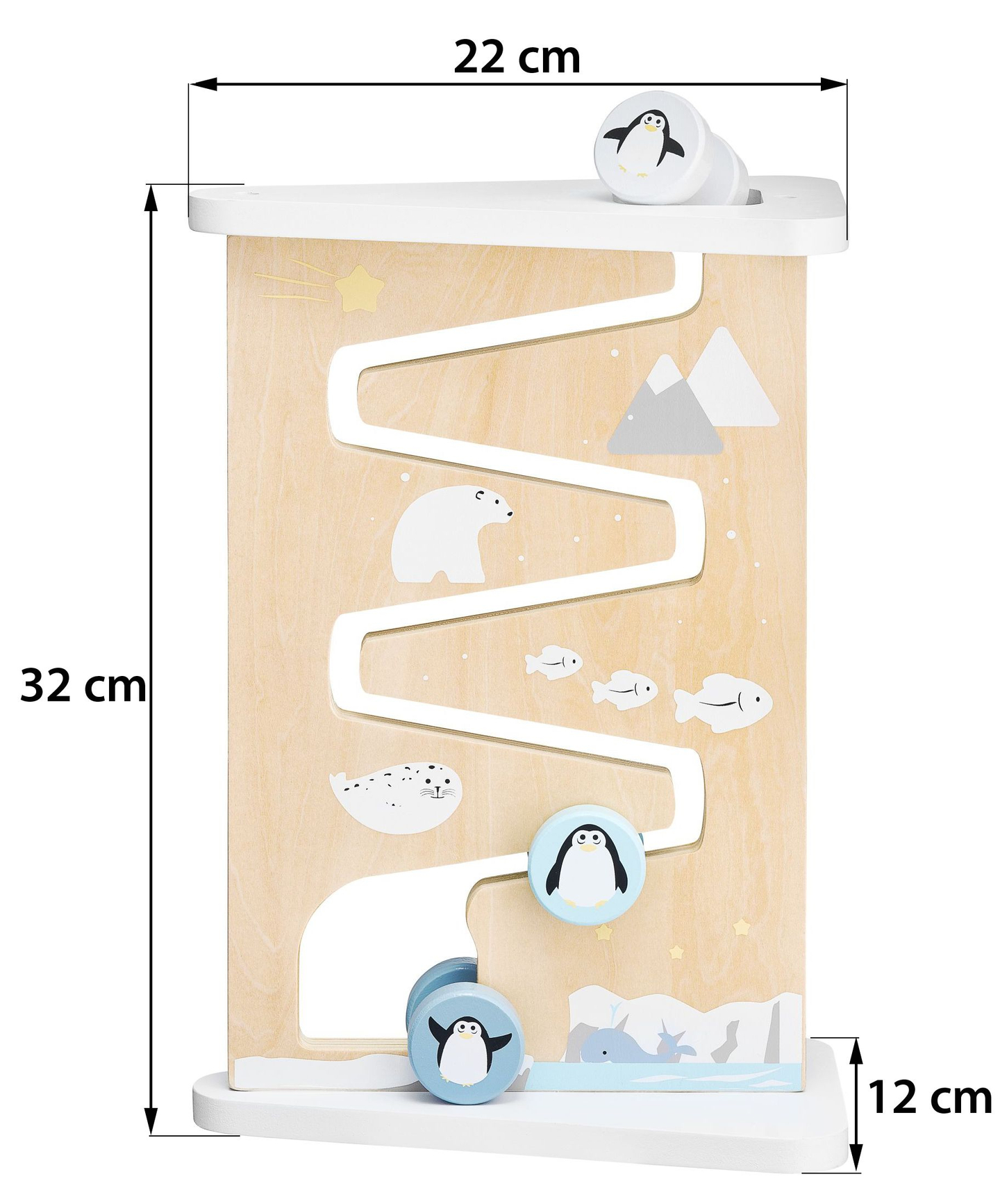 Puinen kaksipuolinen aistien käsittelytaulu