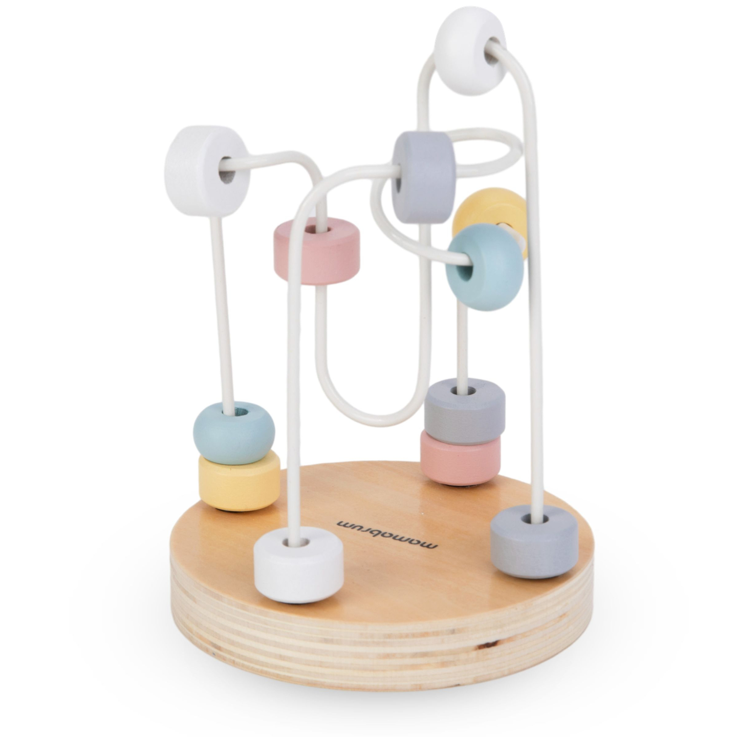 Puulelusarja - värikäs lomitus, pyramidi Peura, lajittelija Pingviini