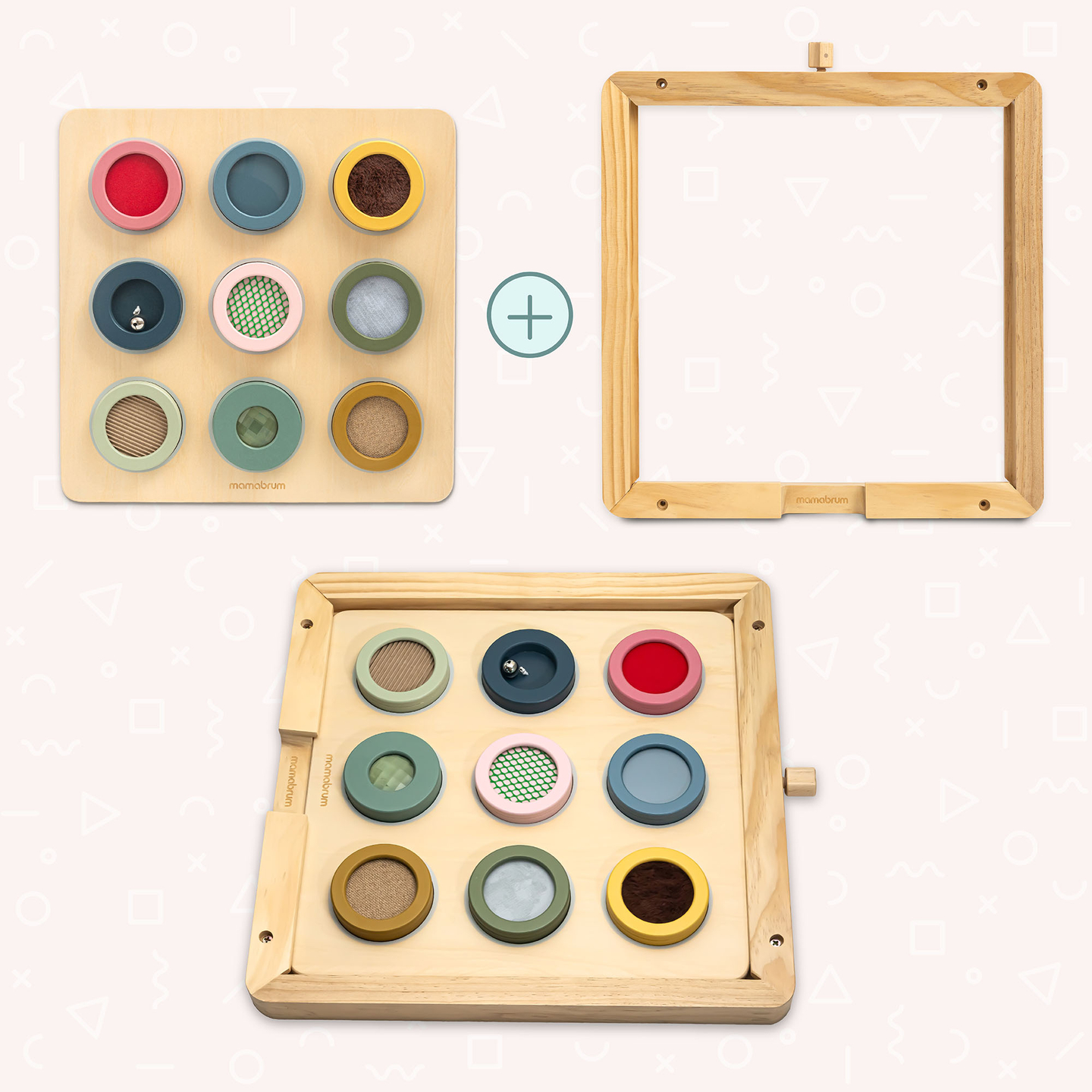 Puinen Montessori-aistilauta – 9 tekstuuria tuntoaistin löytämiseen ja kehittämiseen
