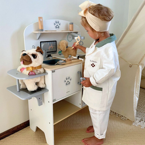 Eläinsairaala - puinen setti