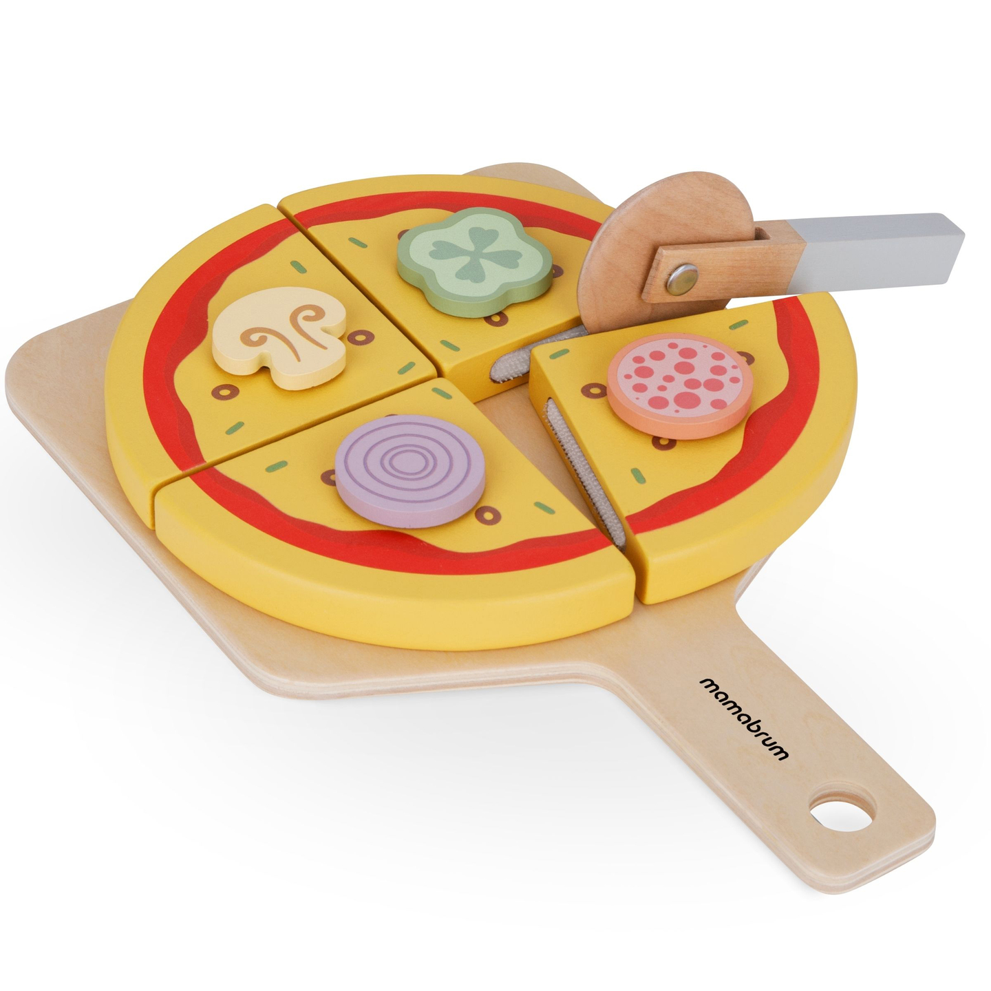 Puinen pizzanpaistosetti