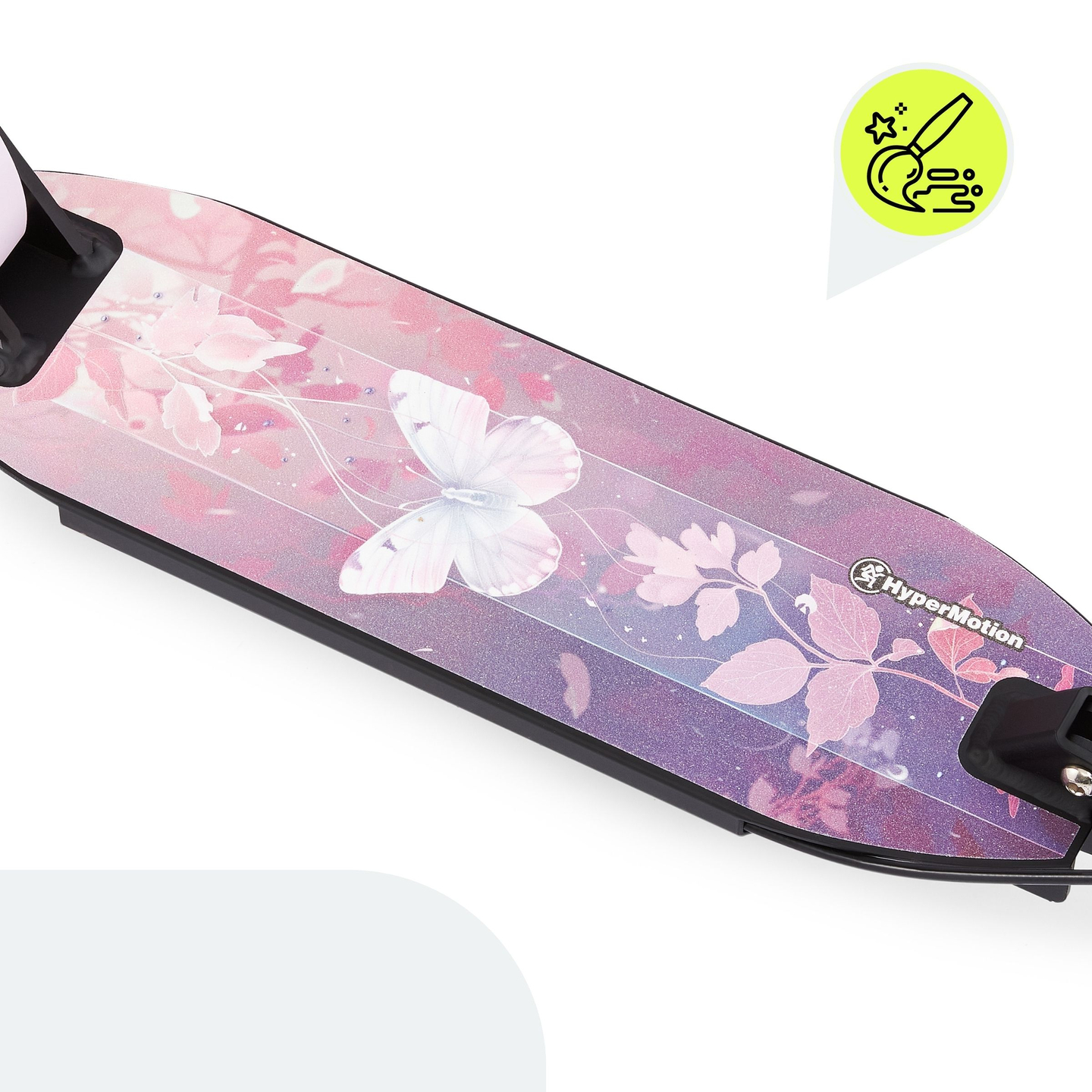 Kaksipyöräinen skootteri nuorille aikuisille - iskunvaimentimella - HyperMotion Skyline - vaaleanpunainen, alumiini - 100kg