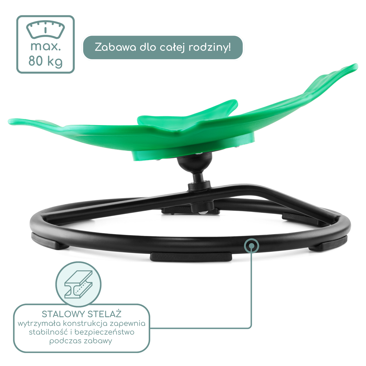 Mini lasten karuselli Kala - väri vihreä