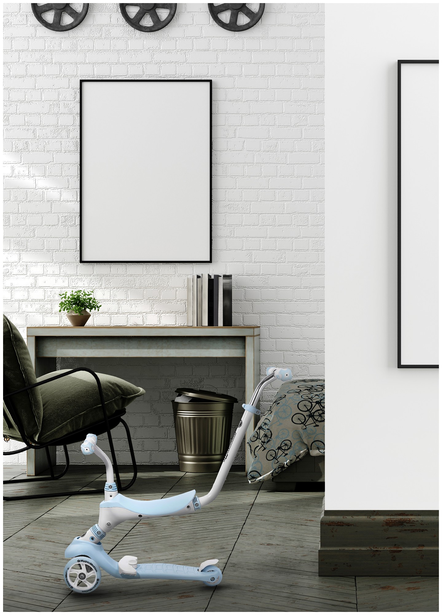 5in1 HyperMotion tasapainoskootteri - sininen