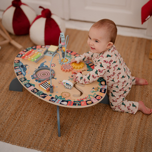 7in1 puinen opetuspöytä, musiikillinen, aistien oppimispöytä