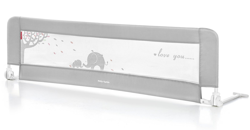 Sängyn turvakaide - Sängyn kisko - Harmaa