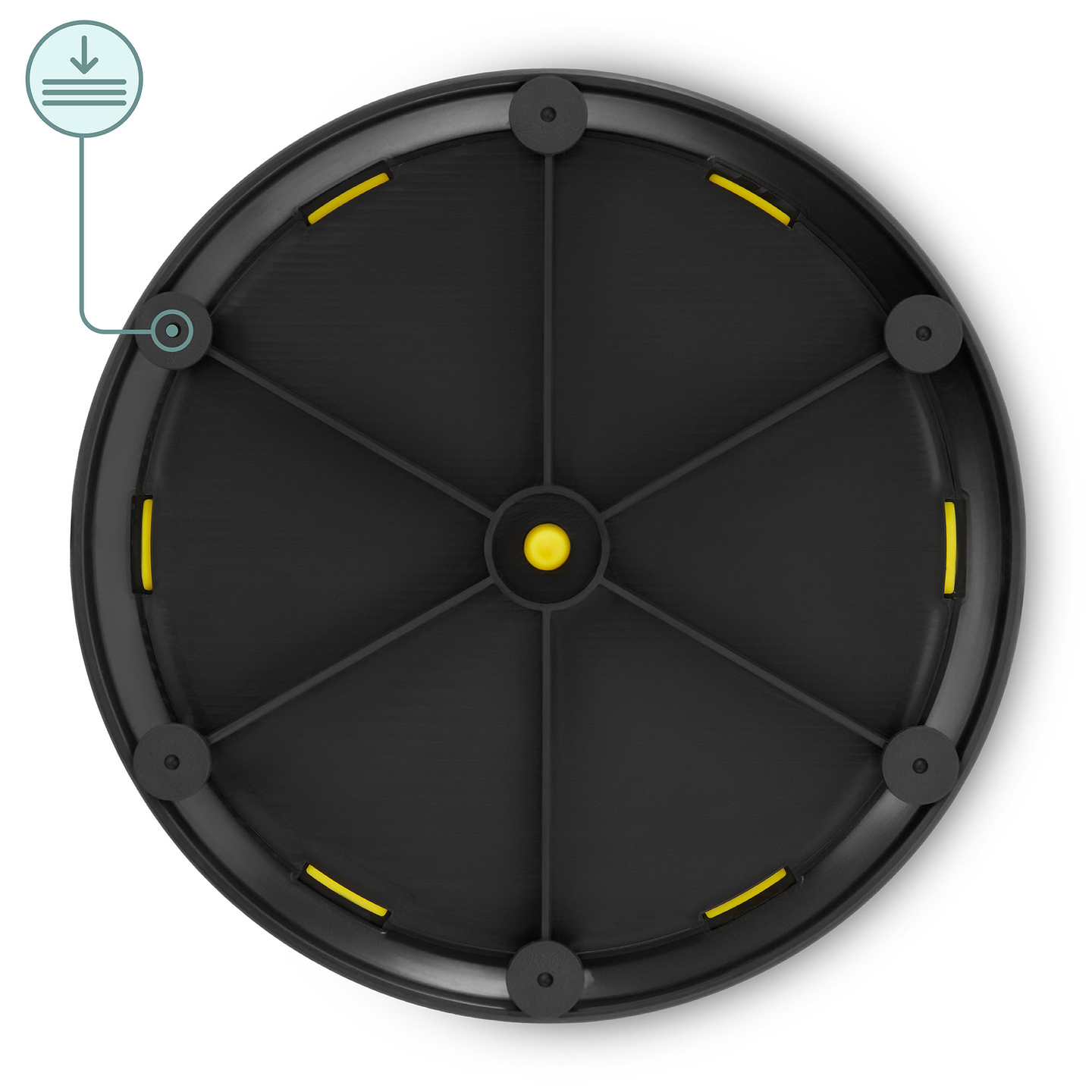 Värikkäitä aistikiekkoja lapsille - 24 kappaletta