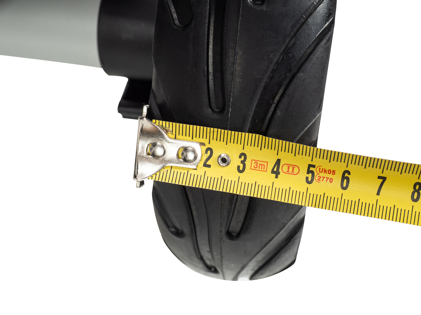 HyperMotion TOBI VECTOR kolmipyörä - ikuiset puhallettavat pyörät + työntötanko. Väri: musta.