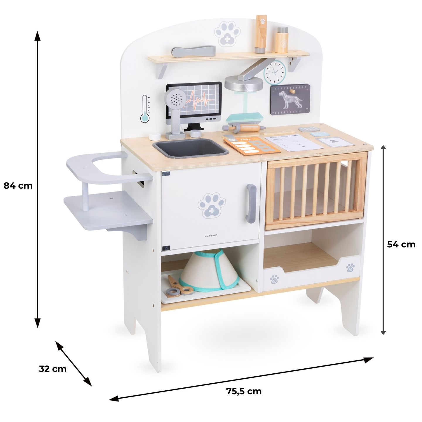 Eläinsairaala - puinen setti