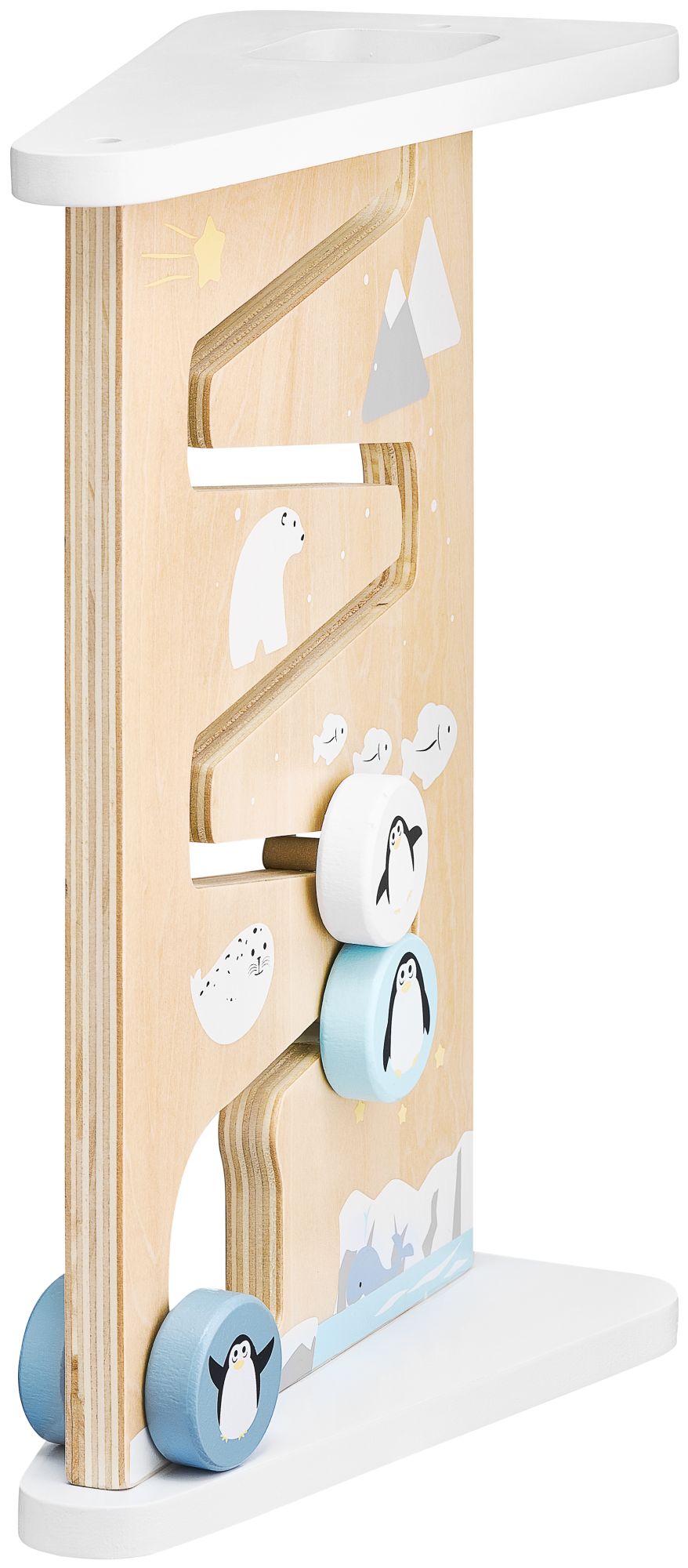 Puinen kaksipuolinen aistien käsittelytaulu