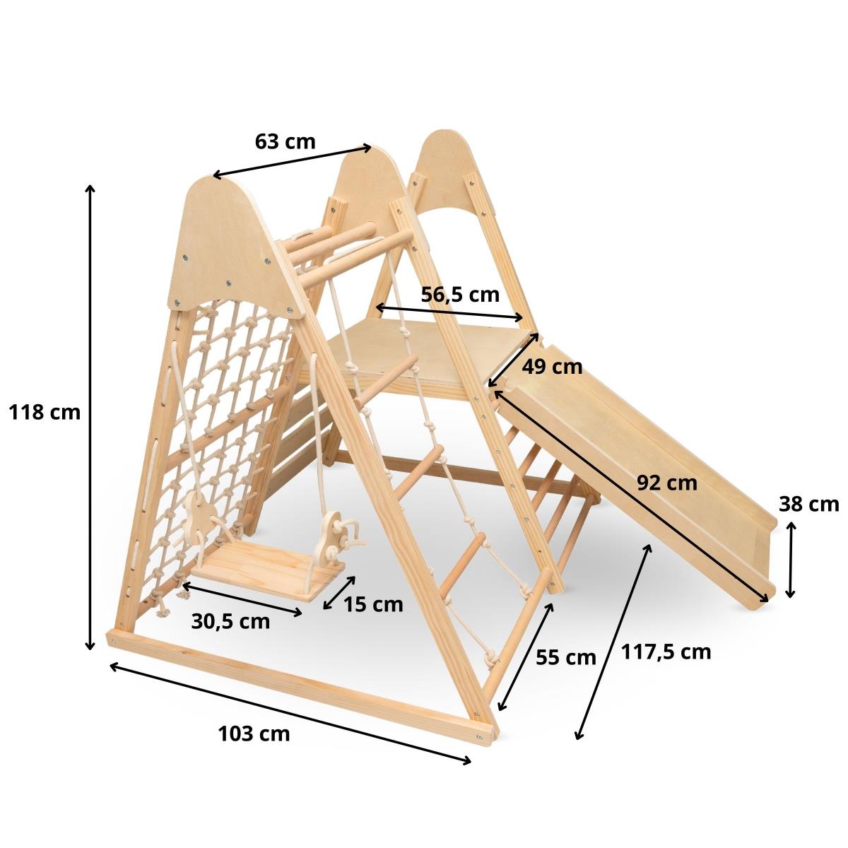 Puinen kotileikkipaikka XL 5in1