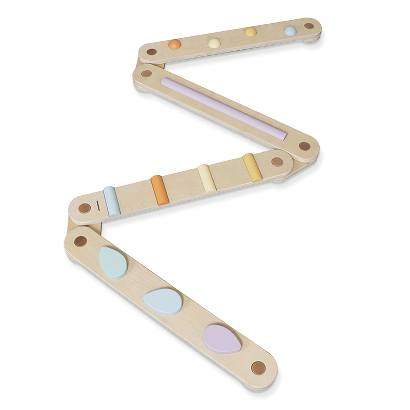 Suuri puinen aistipolku - tasapainorata - 9 elementtiä