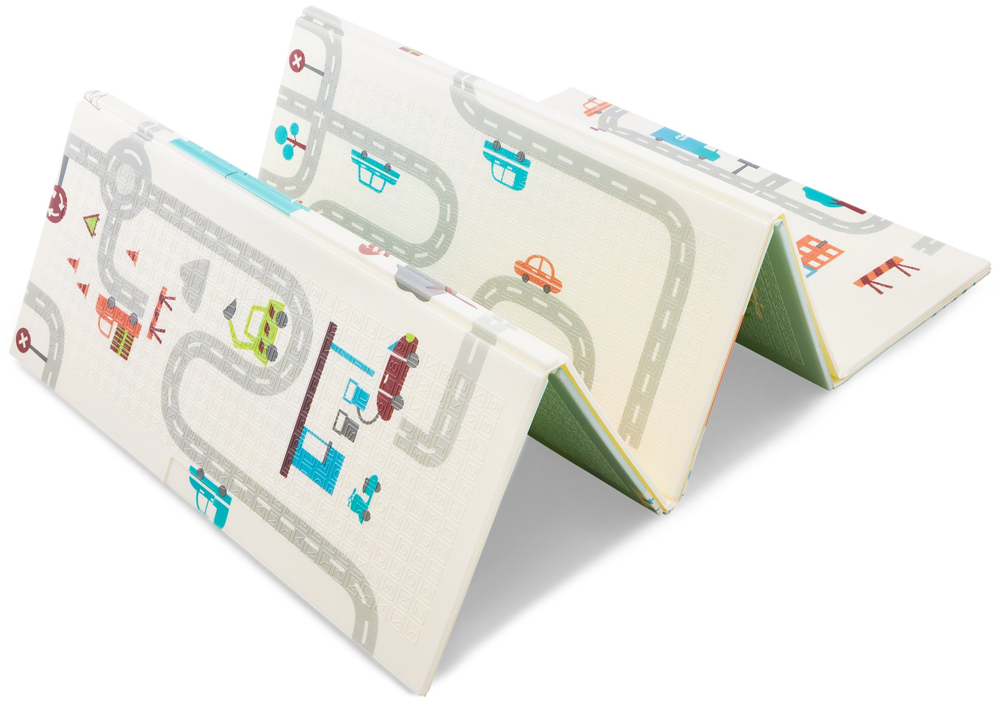 Kaksipuolinen vaahtomuovimatto XXL - kokoontaitettava 1 CM (vuoristo ja maantie)