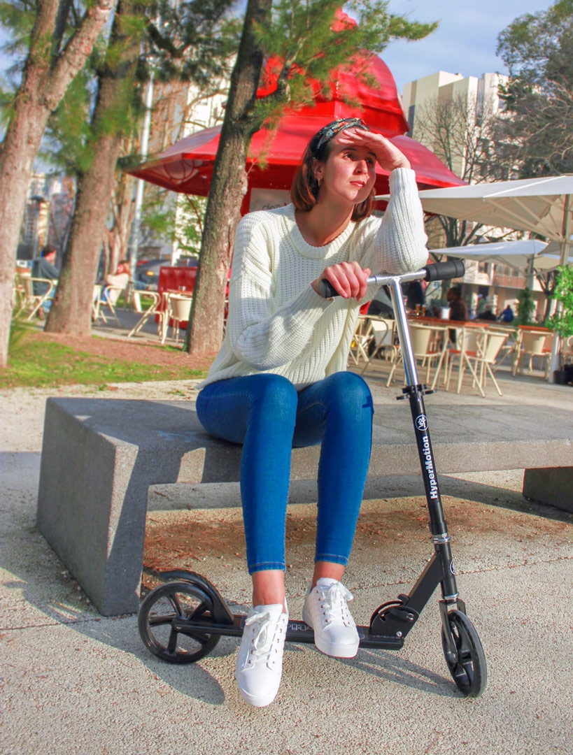 HyperMotion ROCKSTER skootteri - Musta