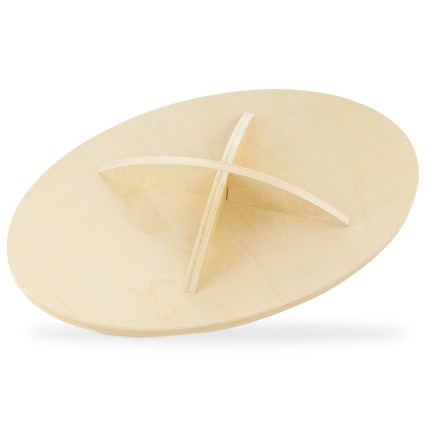 Puinen tasapainolauta, jossa on labyrintti ja palloja - tasapaino keinutin