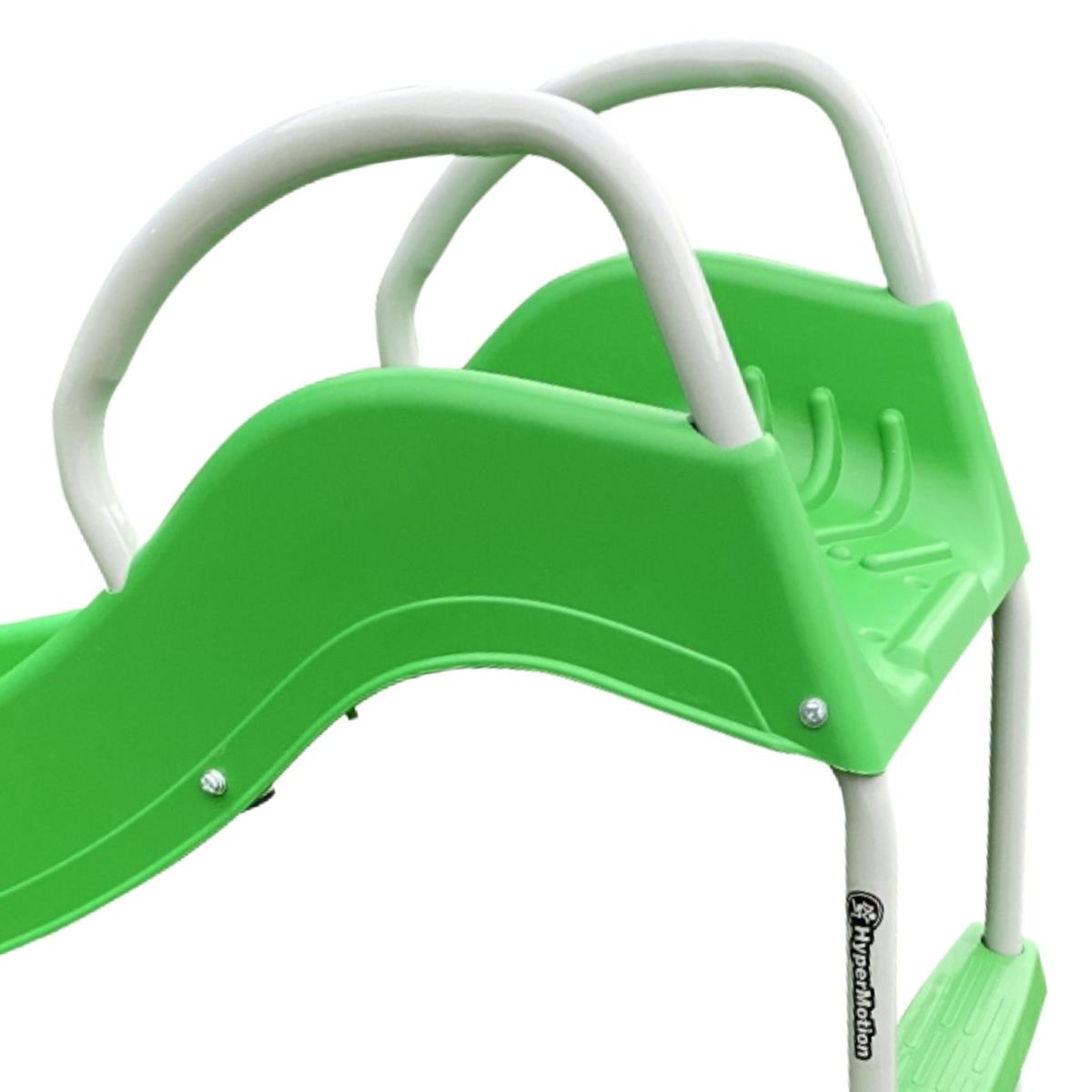 Suuri puutarhaliukumäki, jossa tikkaat lapsille