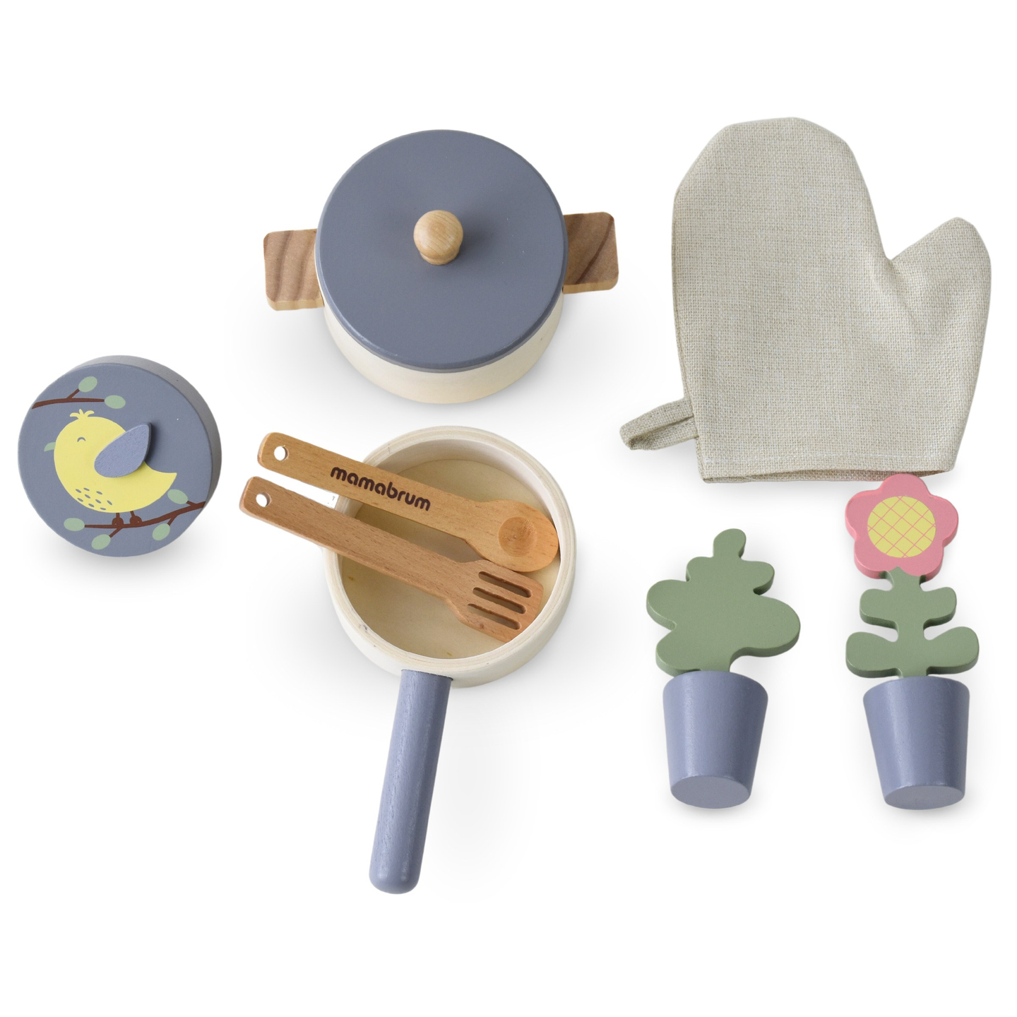 Puinen puutarhakeittiö lisävarusteineen - luonnollinen boho