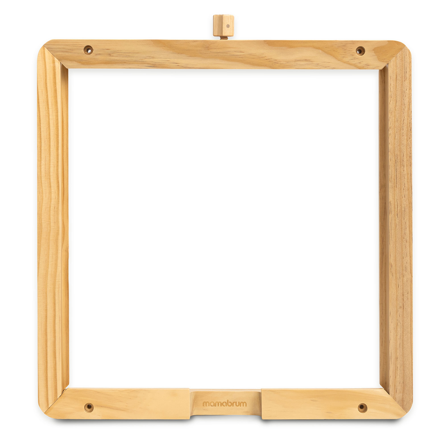 Puinen seinäkehys - Mamabrum-opetustaulujen kiinnittämiseen