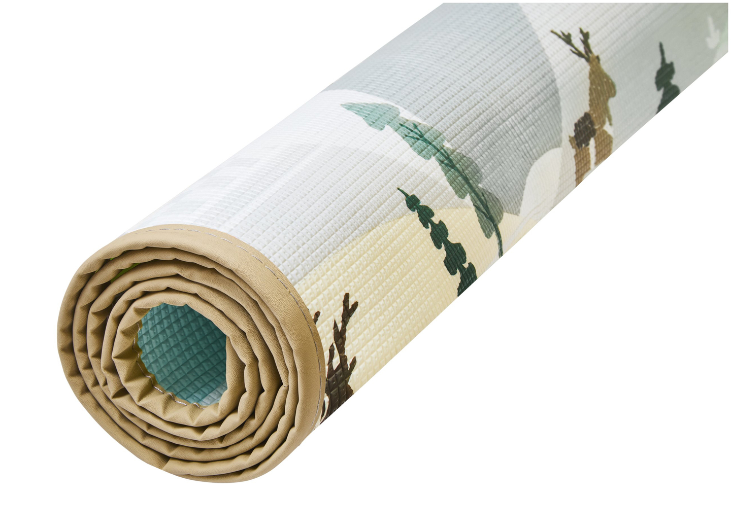 Kaksipuolinen vaahtomuovimatto - satumaa / talvilinna