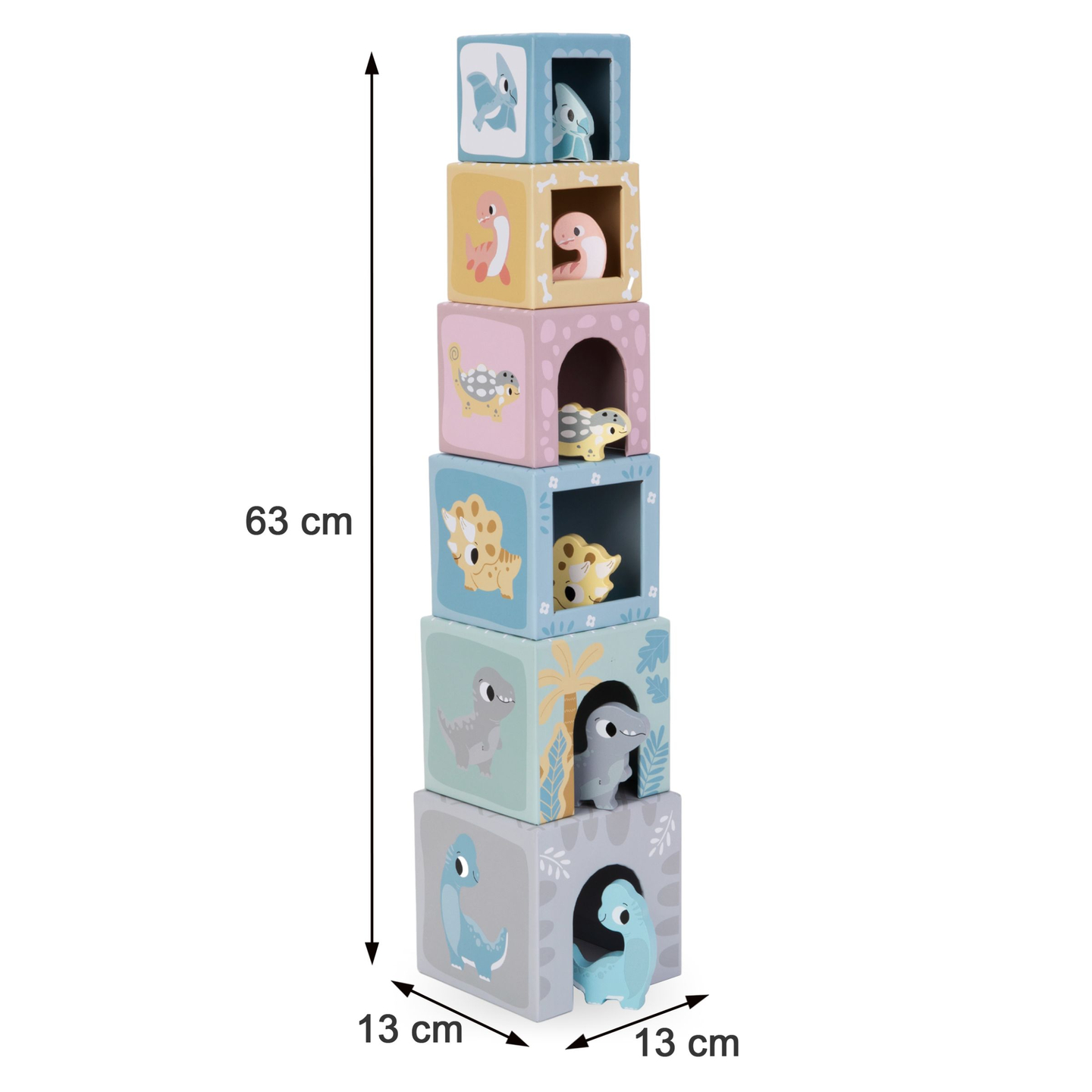 Torni lajittelija hahmoilla Dinosaurukset